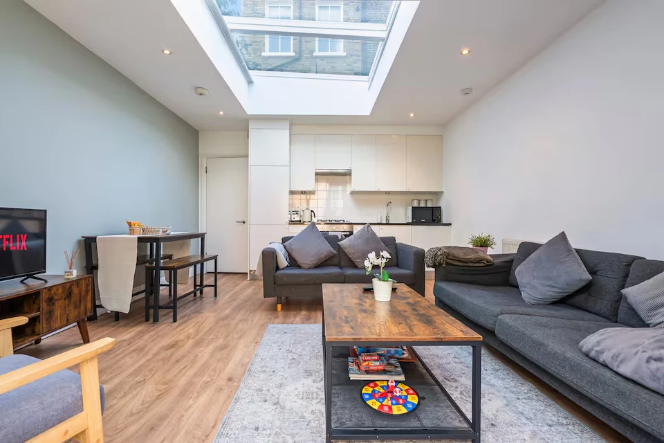 Bright contemporary ESN Estates living space
